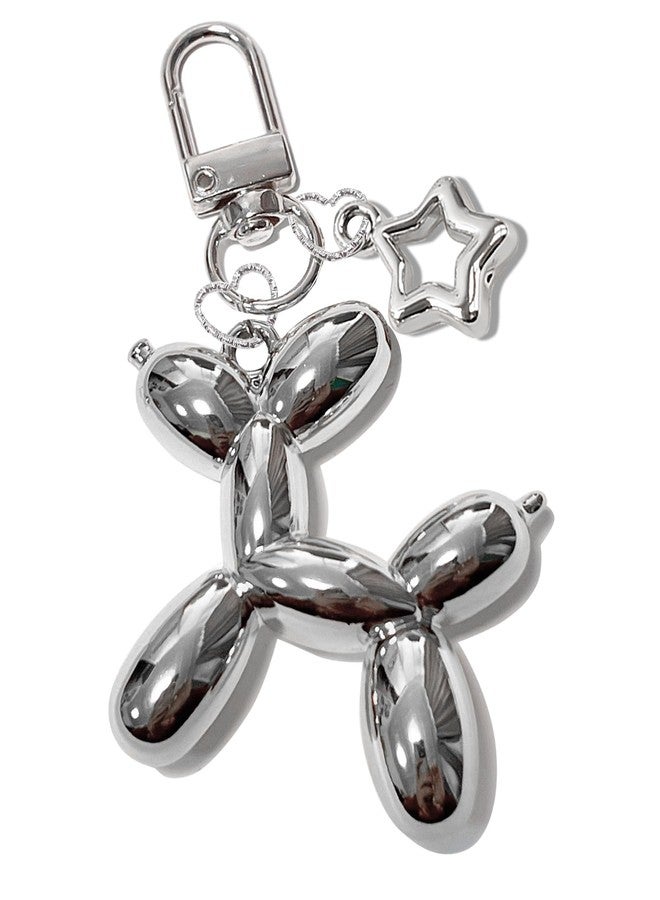 LAEKOU Star Balloon Dog Keychain for Women, Cute Y2K Key Chain Accessories, Aesthetic Charms for Bag Backpack - Image 1